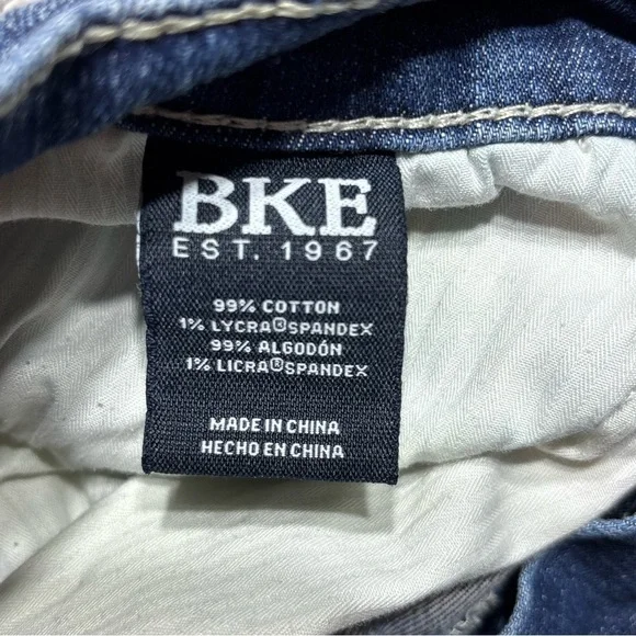 BKE Jeans Mens 32 x 30 Jake Relaxed Fit Baggy Big Stitch Stretch Casual Denim - Picture 3 of 5